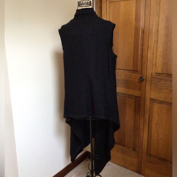 ISABEL MARANT FELICIA DRAPED TEXTURED ALPACA VEST SET - Picture 4 of 8